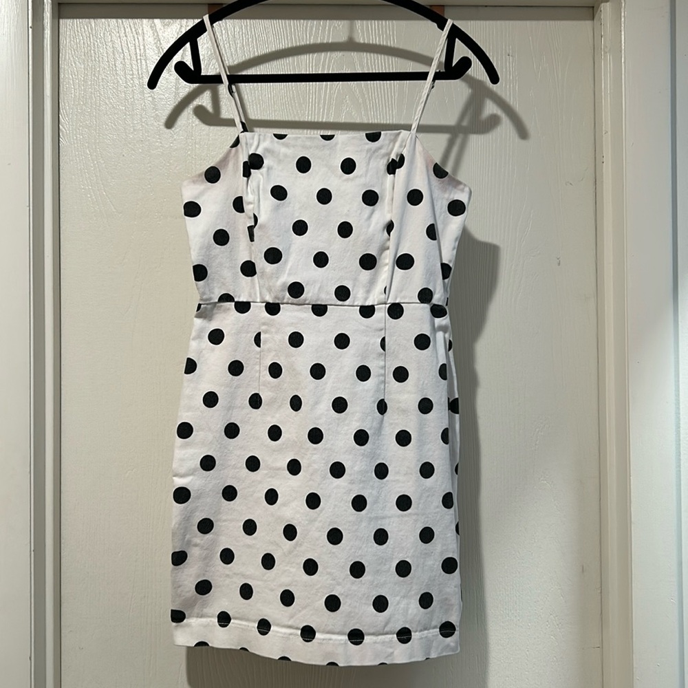 Black and White Polka Dot Dress